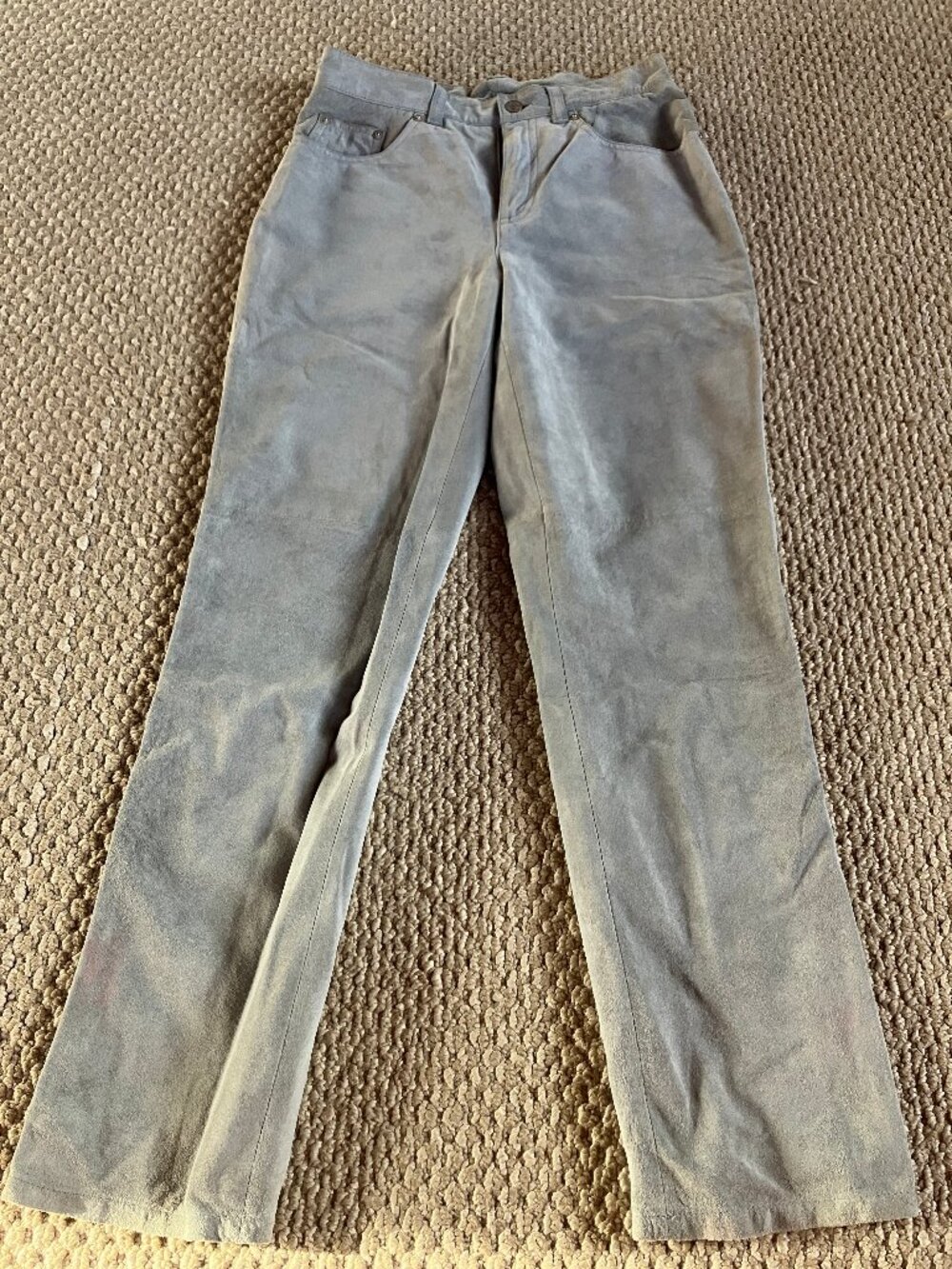 Vintage Ralph Lauren Women’s Suede Leather Lined Pants Size 4 Petite READ